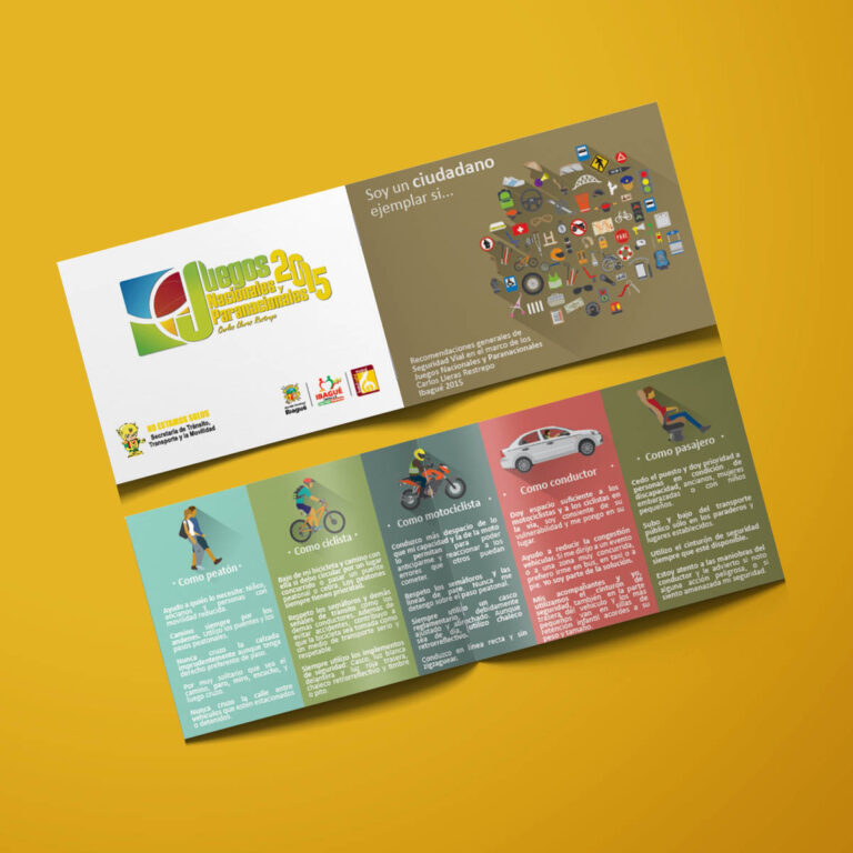 Diseño Plegable Juegos Nacionales